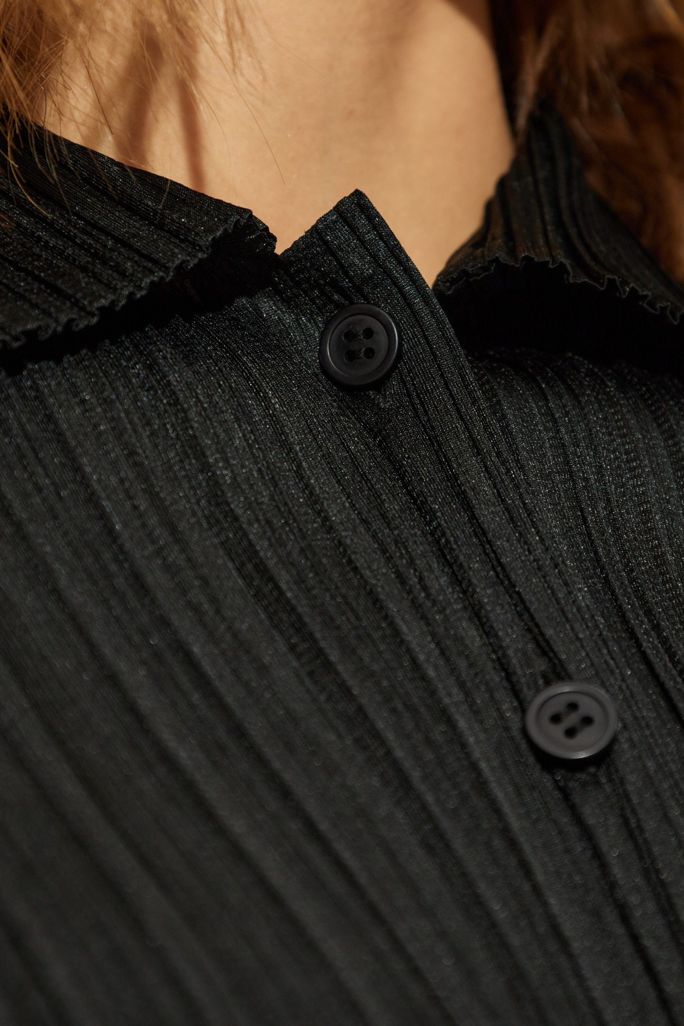 トップス PLEATS PLEASE deformation shirt BLK Black Pleated shirt Pleats Please Issey Miyake - Vitkac AS